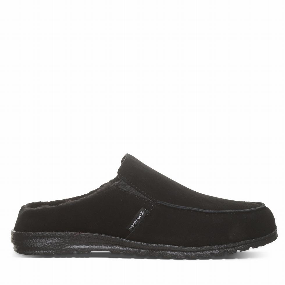 Bearpaw Joel Men Slippers Black | TUI6915CG