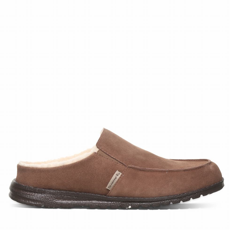 Bearpaw Joel Men Slippers Brown | MKN5079EI