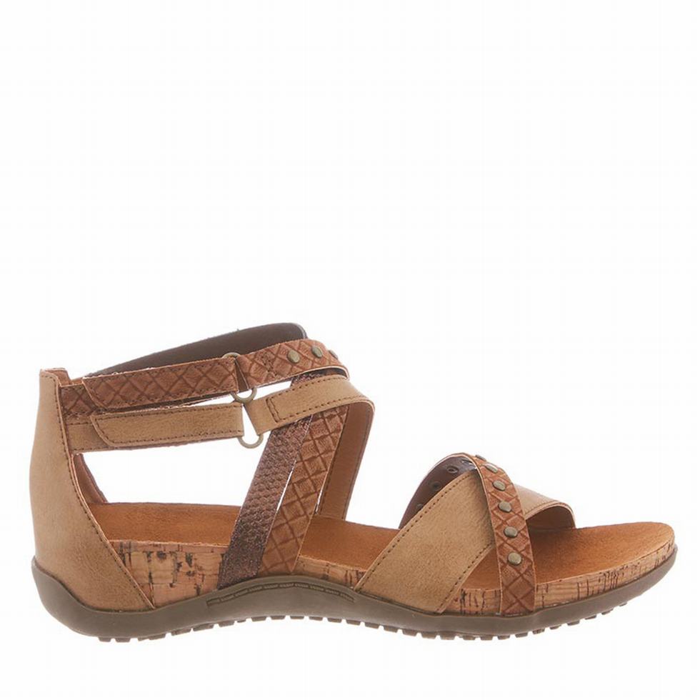 Bearpaw Julianna II Women Sandals Brown | TTS6415UX