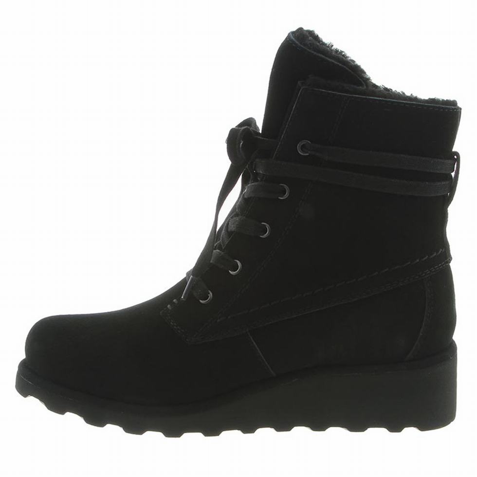 Bearpaw Krista Wide Women Boots Black | MIU1427BM