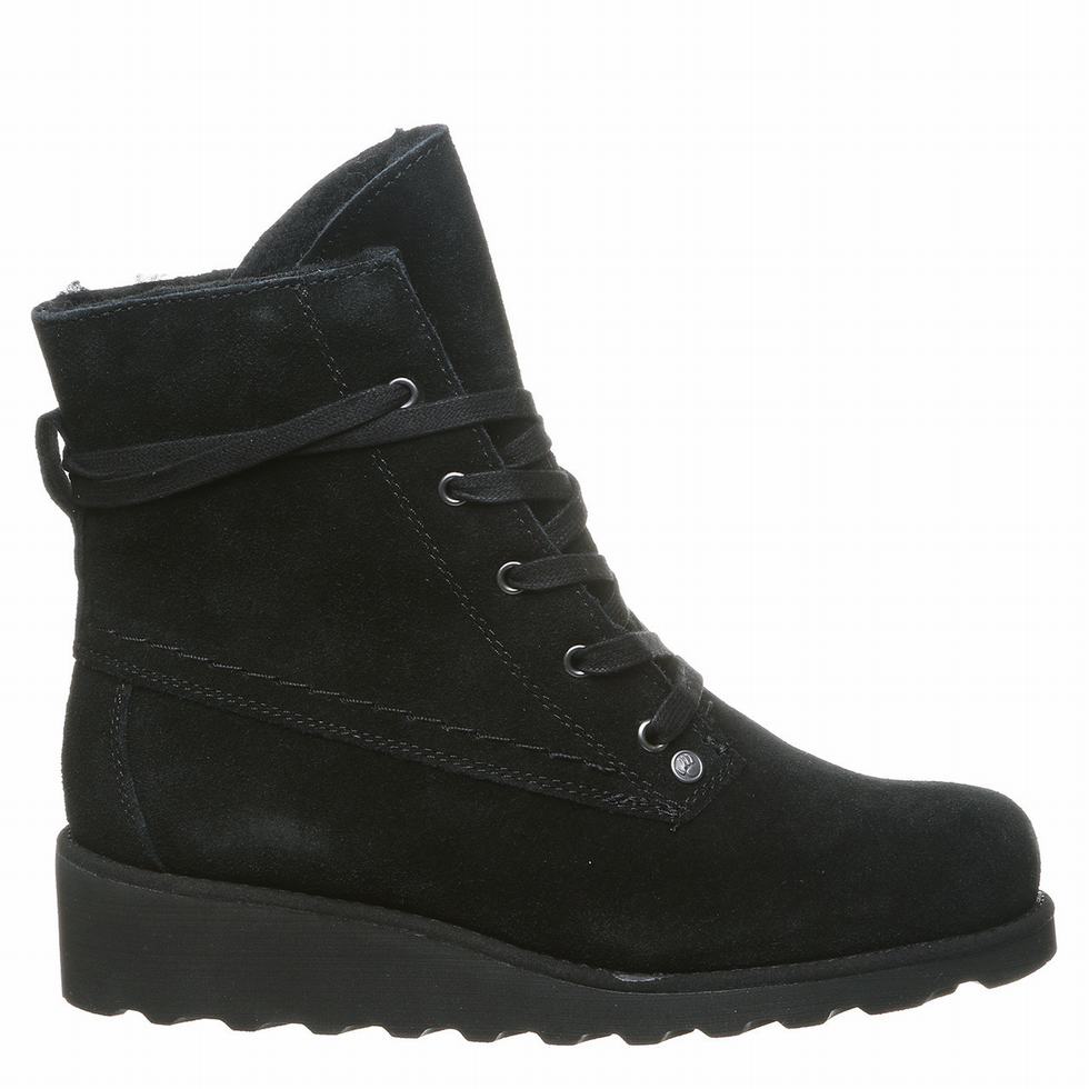 Bearpaw Krista Women Boots Black | ULE683ZZ