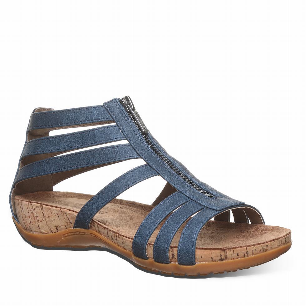 Bearpaw Layla II Women Sandals Blue | YRB7118DP