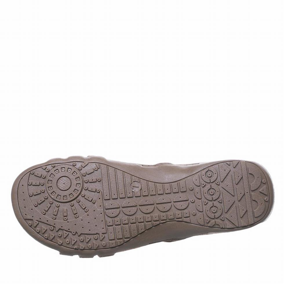 Bearpaw Layla Wide Women Sandals Brown | DQW3767PM