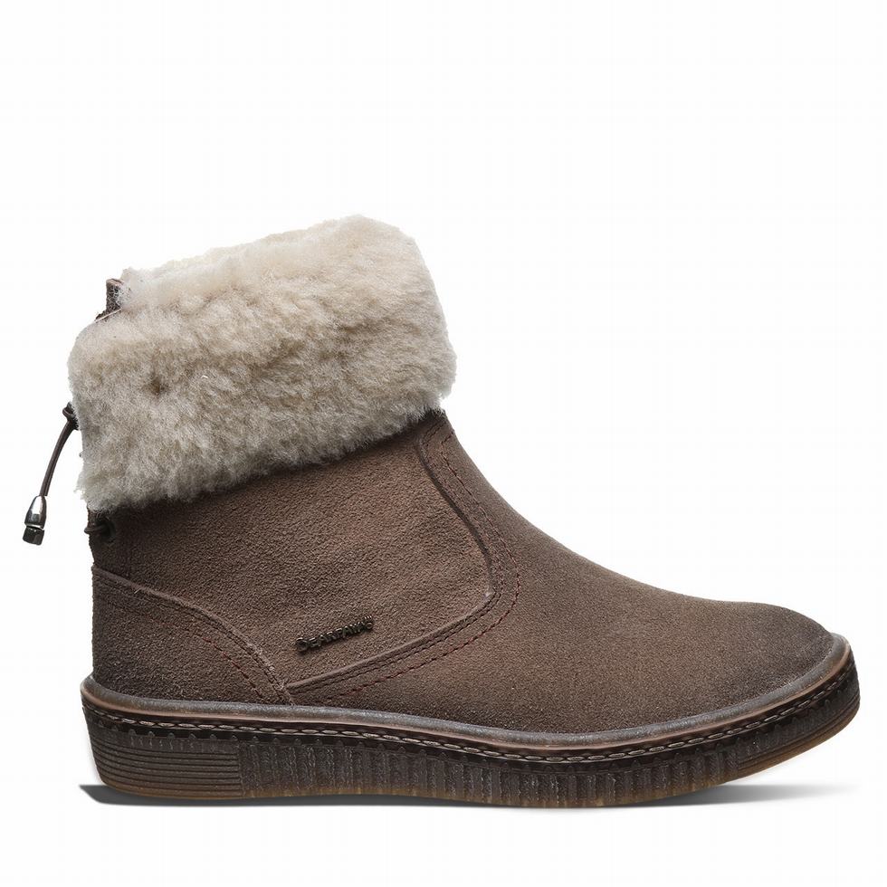 Bearpaw Leticia Women Boots Beige | YUB7429UE