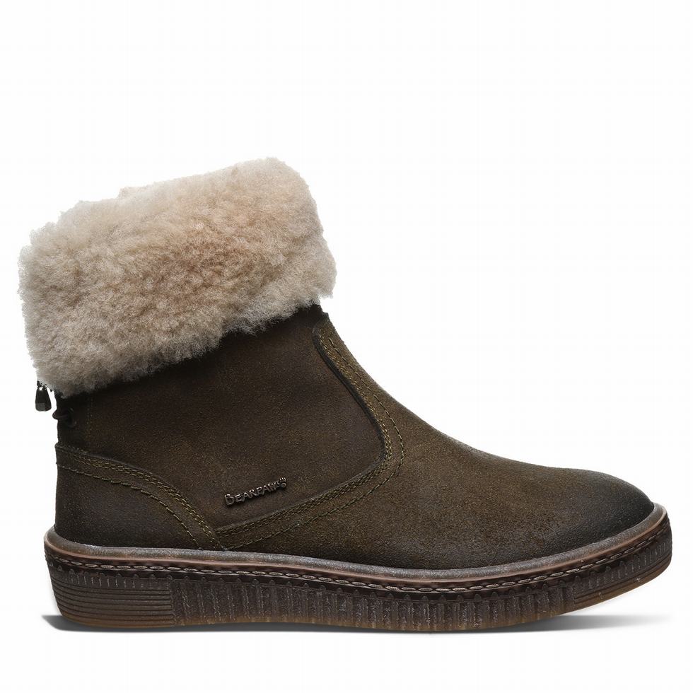 Bearpaw Leticia Women Boots Green | JLB929QD