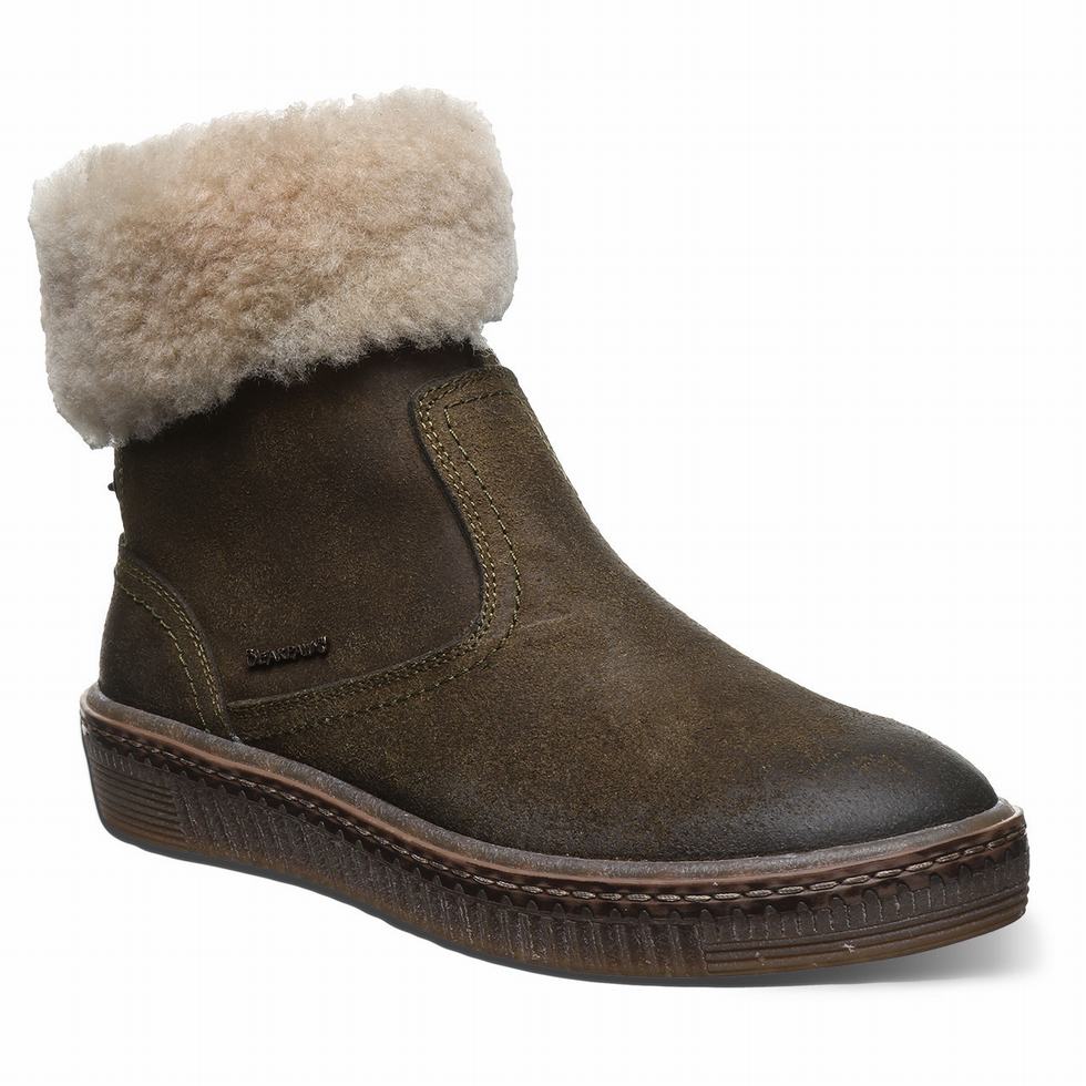 Bearpaw Leticia Women Boots Green | JLB929QD