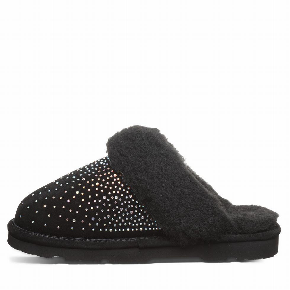 Bearpaw Loki Exotic Women Slippers Black | FDF551DH