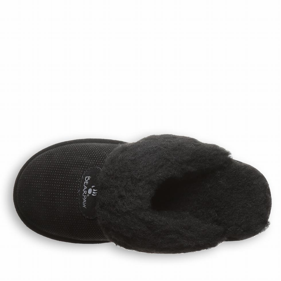 Bearpaw Loki Exotic Women Slippers Black | XDP2016PX