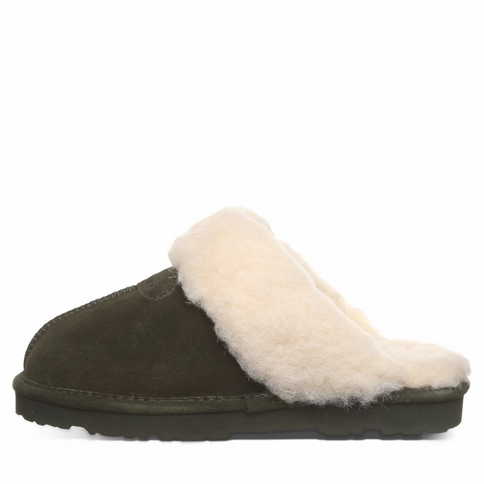 Bearpaw Loki II Women Slippers Green | LIB8492MZ