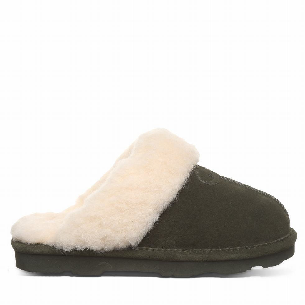 Bearpaw Loki II Women Slippers Green | LIB8492MZ