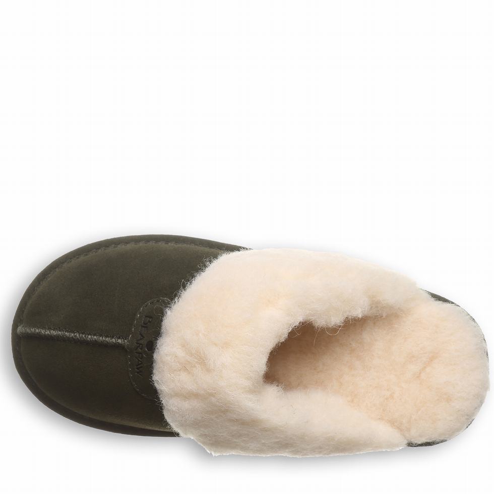 Bearpaw Loki II Women Slippers Green | LIB8492MZ