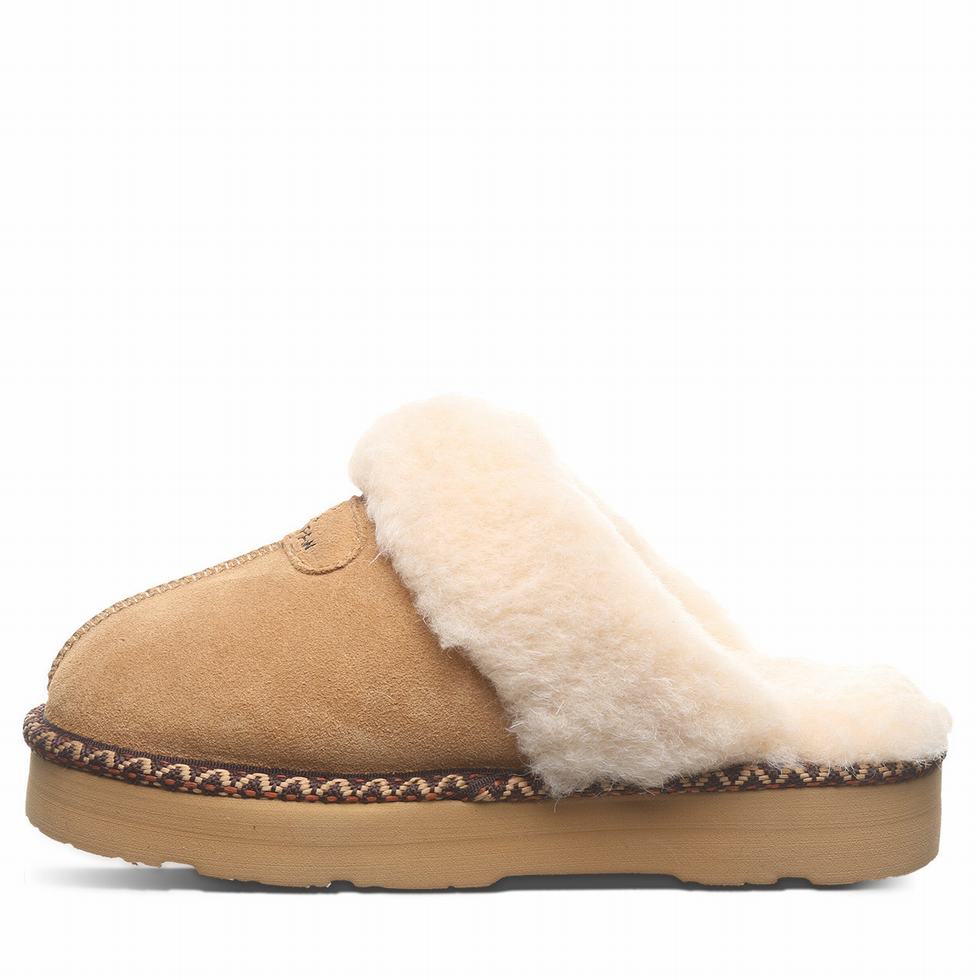 Bearpaw Loki Platform Lo Deco Women Slippers Brown | FUJ1094OK