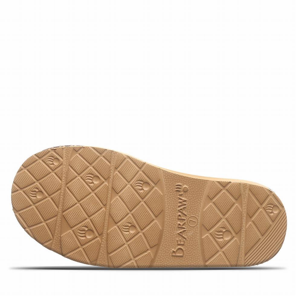 Bearpaw Loki Platform Lo Deco Women Slippers Brown | FUJ1094OK