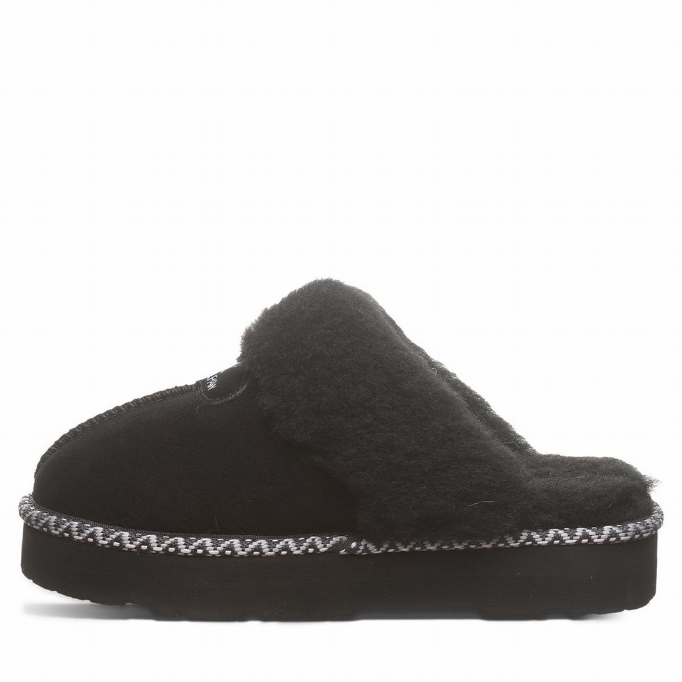 Bearpaw Loki Platform Lo Deco Women Slippers Black | JVO3921NT