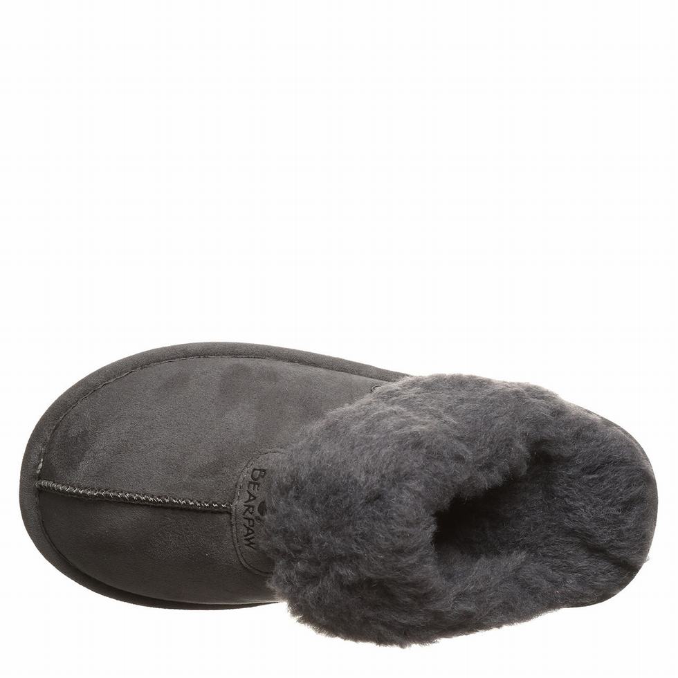 Bearpaw Loki Vegan Women Slippers Black | CIK5432UU