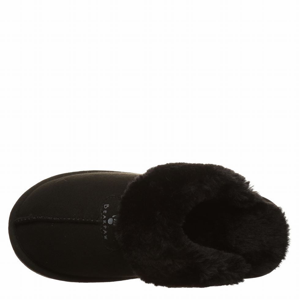 Bearpaw Loki Vegan Women Slippers Black | SGH7679BX