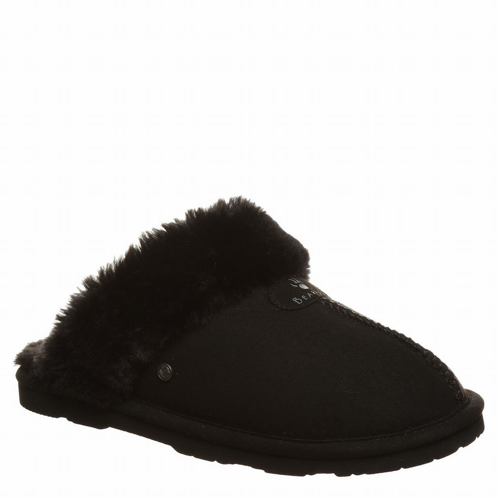 Bearpaw Loki Vegan Women Slippers Black | SGH7679BX