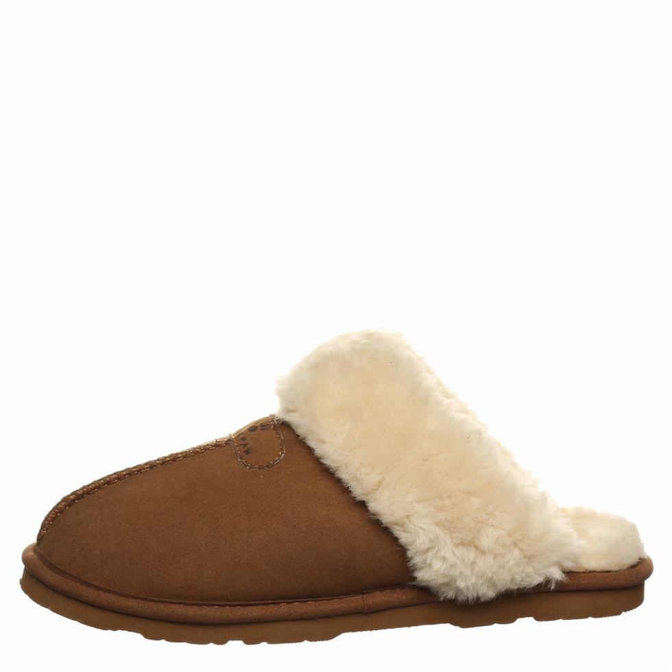 Bearpaw Loki Vegan Women Slippers Brown | OKE770HL