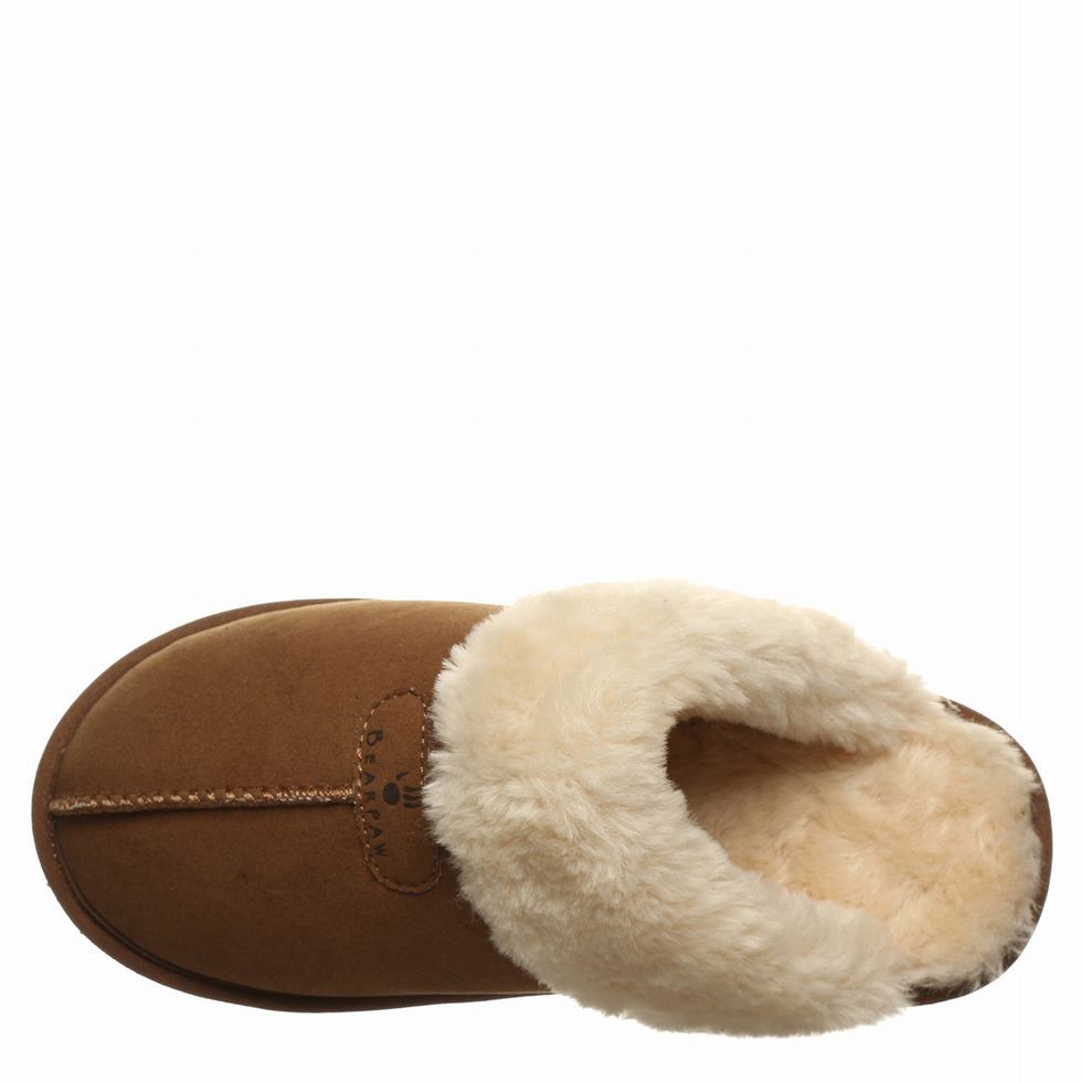 Bearpaw Loki Vegan Women Slippers Brown | OKE770HL