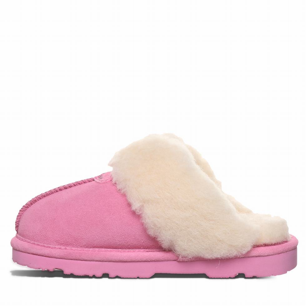 Bearpaw Loki Youth Kids' Slippers Pink | LEM7013WV