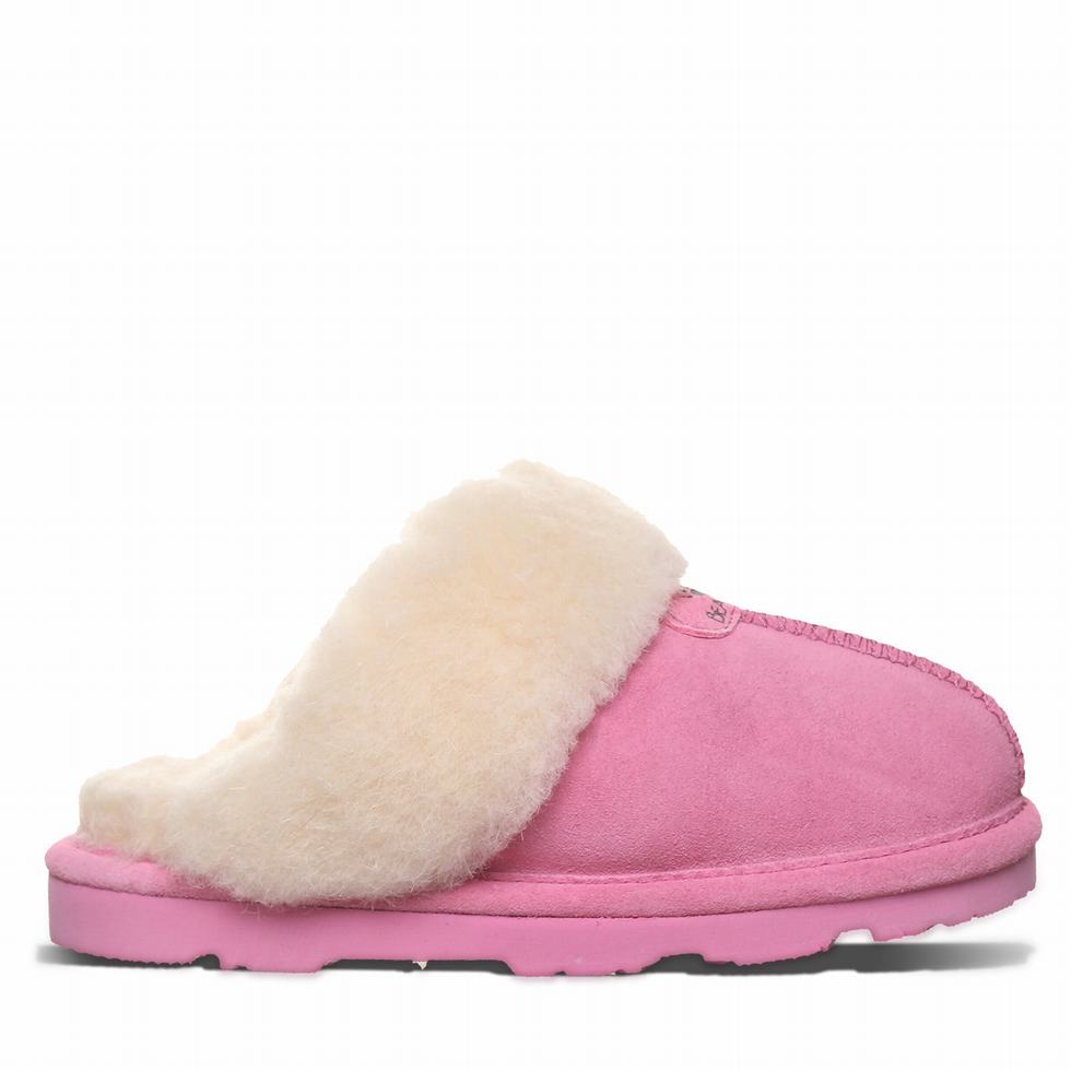 Bearpaw Loki Youth Kids' Slippers Pink | LEM7013WV