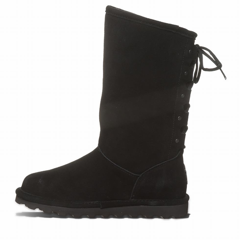 Bearpaw Lydia II Women Boots Black | SOQ6758GO