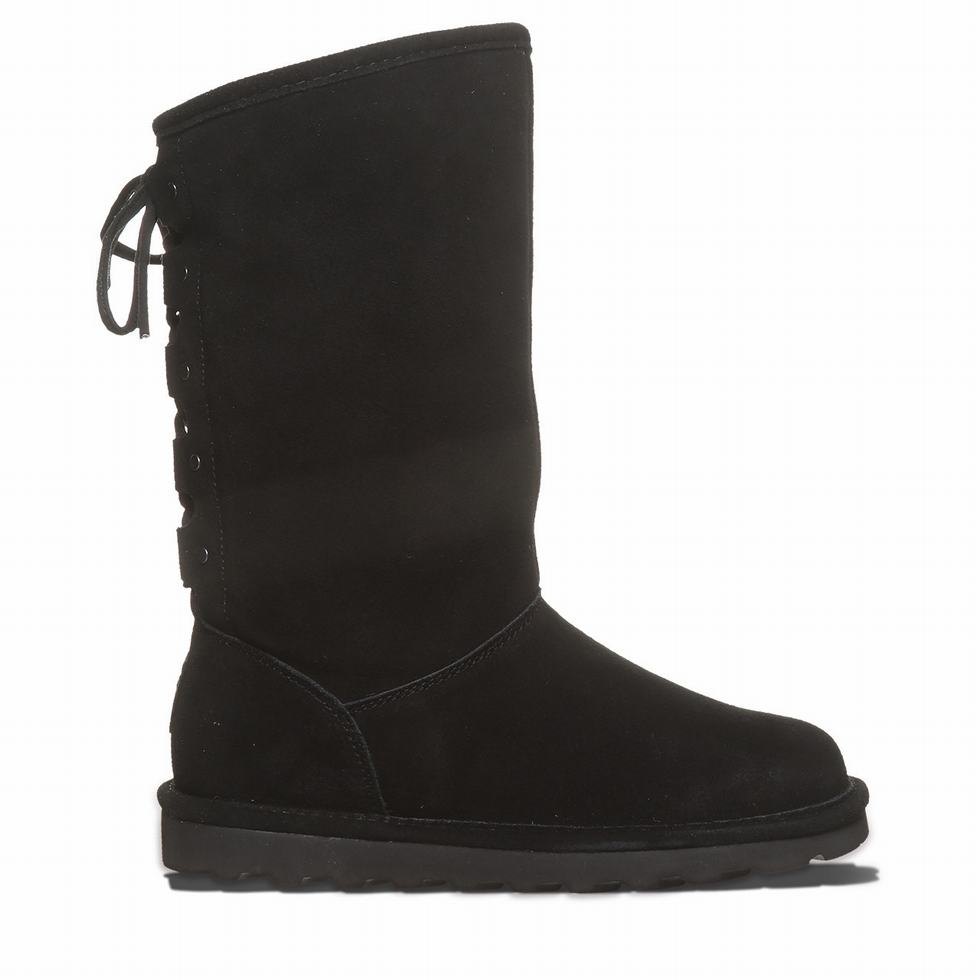 Bearpaw Lydia II Women Boots Black | SOQ6758GO