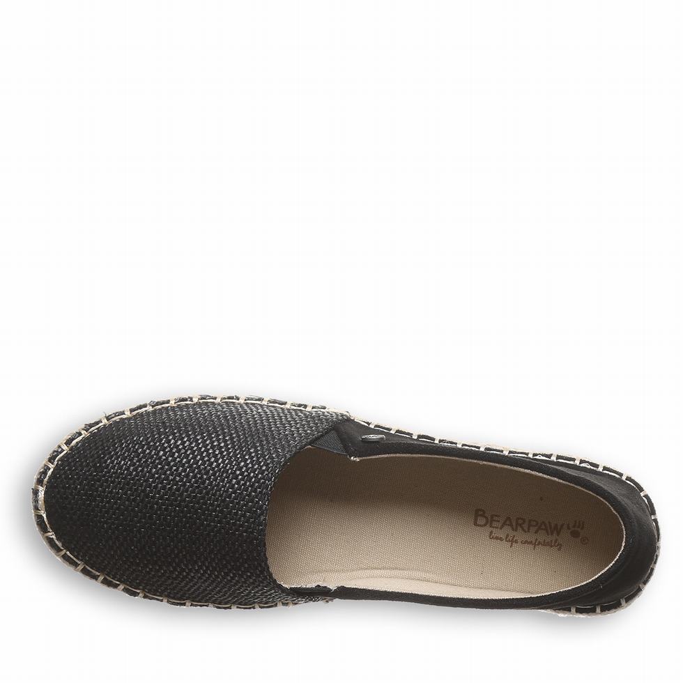 Bearpaw Macchiato Women Espadrilles Black | KPF4033JG