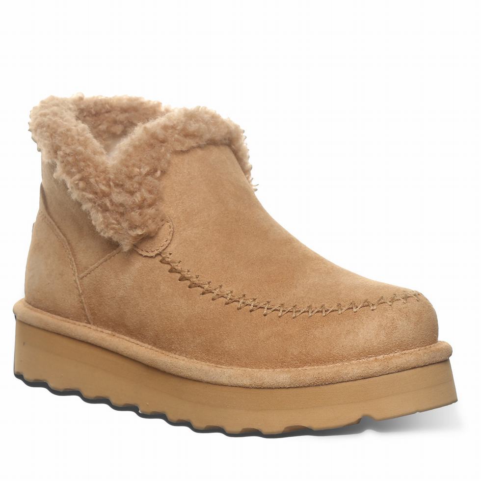 Bearpaw Maeve Platform Lo Women Boots Brown | DOO5293PH