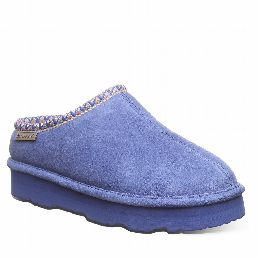 Bearpaw Martis Women Slippers Blue | MQP407TL