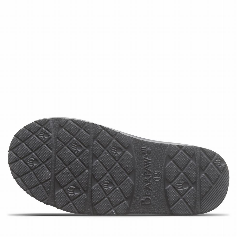 Bearpaw Martis Youth Kids' Slippers Black | EYP8754NH