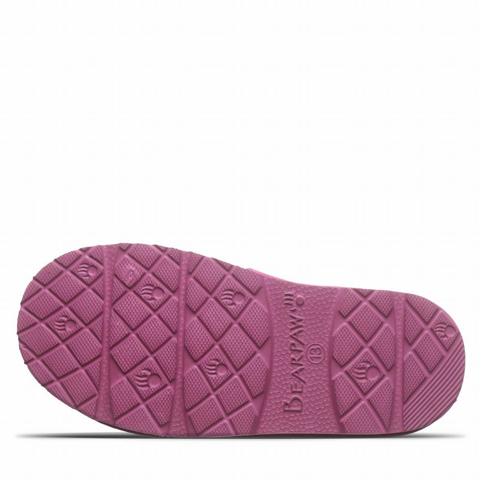 Bearpaw Martis Youth Kids' Slippers Purple | FZK8494MY