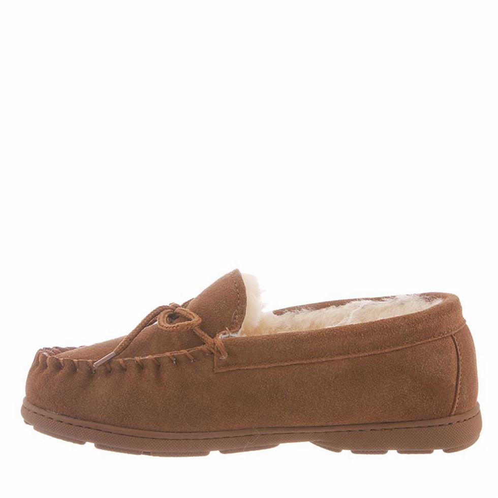 Bearpaw Mindy Wide Women Slippers Brown | OTM2951VI