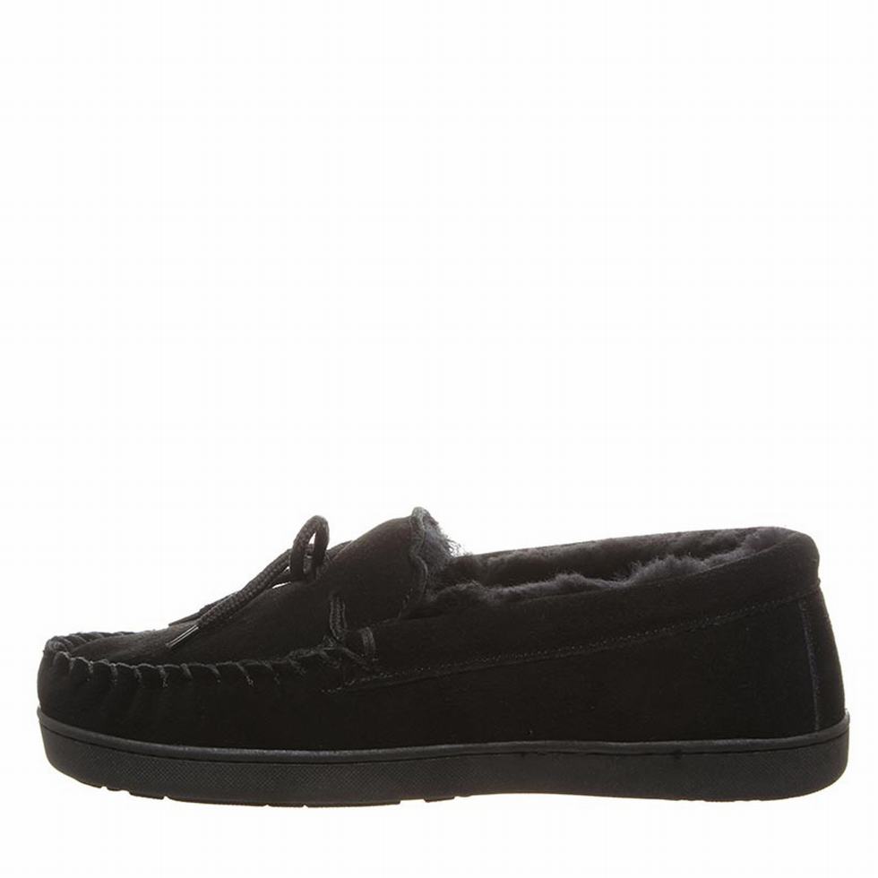 Bearpaw Moc II Wide Men loafers Black | VNC1127JU