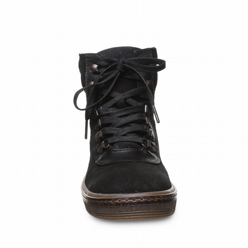 Bearpaw Nelida Women Sneaker Boots Black | OUC9222OV