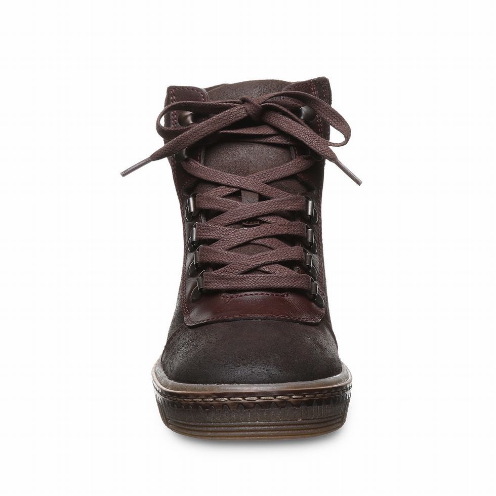 Bearpaw Nelida Women Sneaker Boots Brown | CPX5061IY