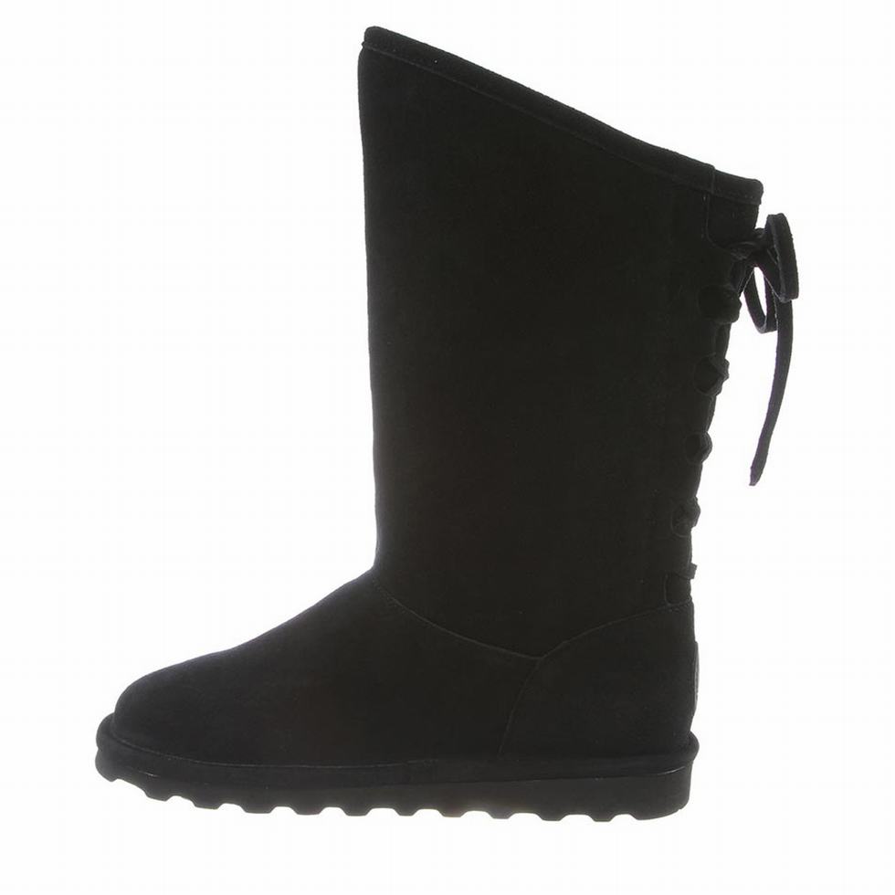 Bearpaw Phylly Women Boots Black | WHS296UQ