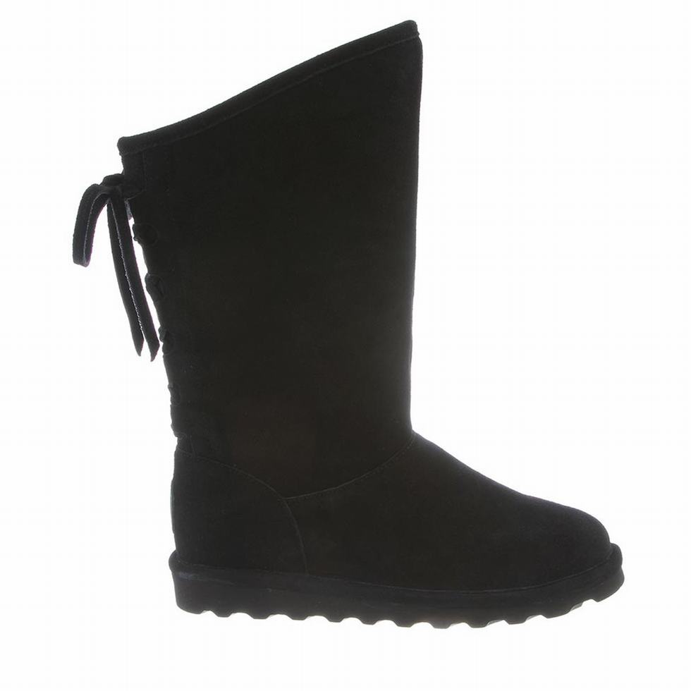 Bearpaw Phylly Women Boots Black | WHS296UQ