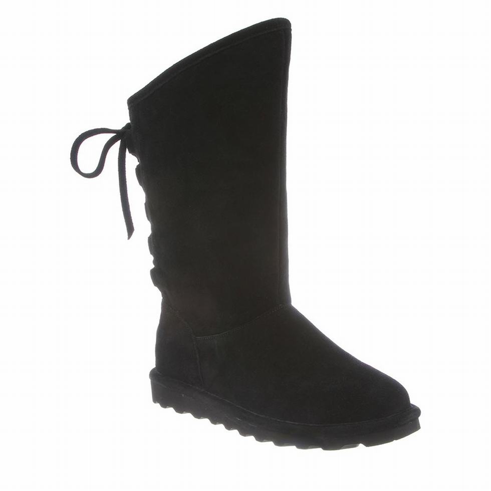 Bearpaw Phylly Women Boots Black | WHS296UQ