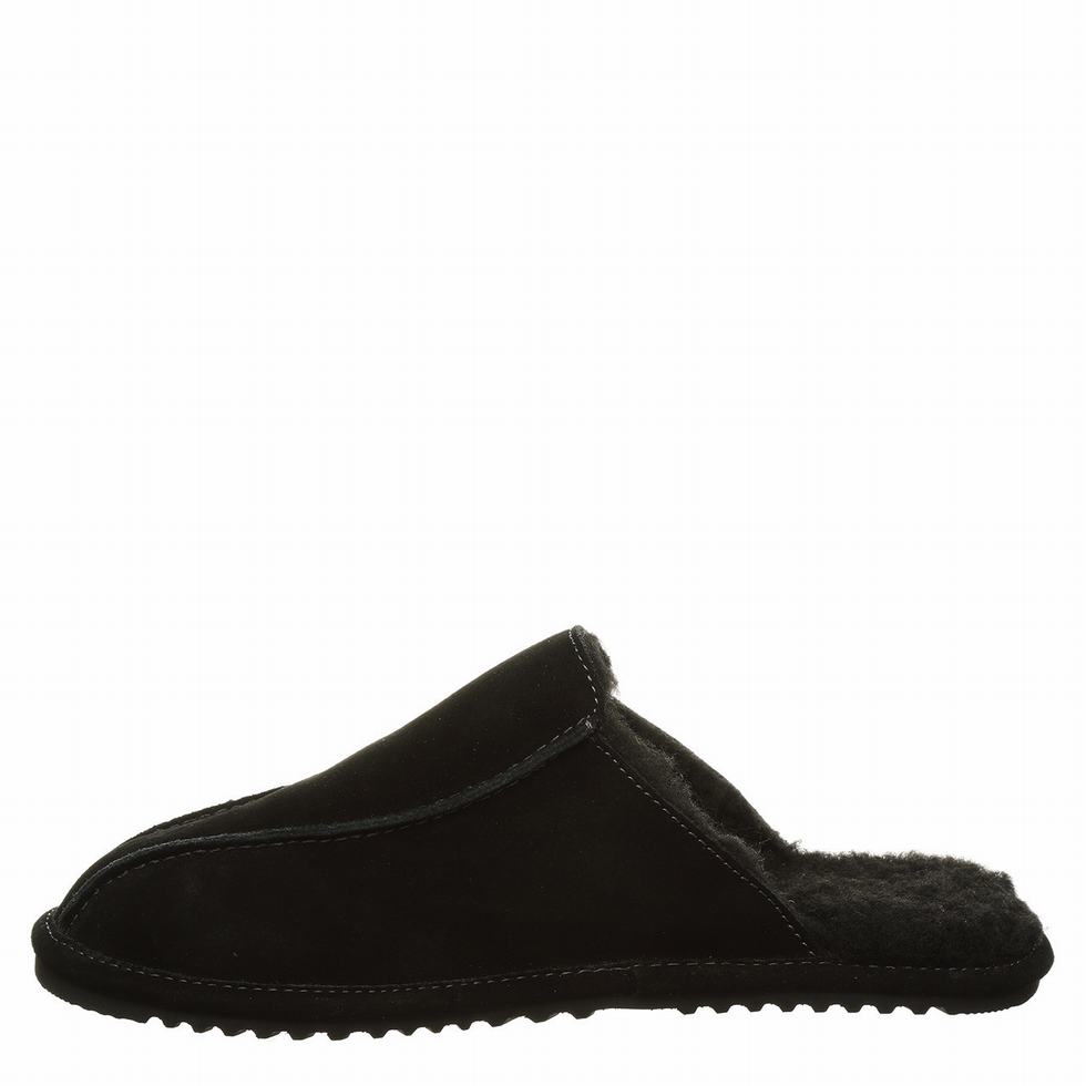 Bearpaw Pierre Men Slippers Black | TBD857NK