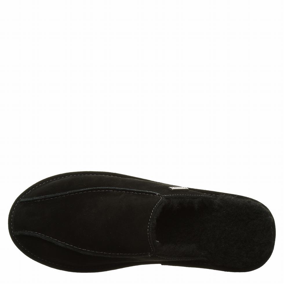 Bearpaw Pierre Men Slippers Black | TBD857NK