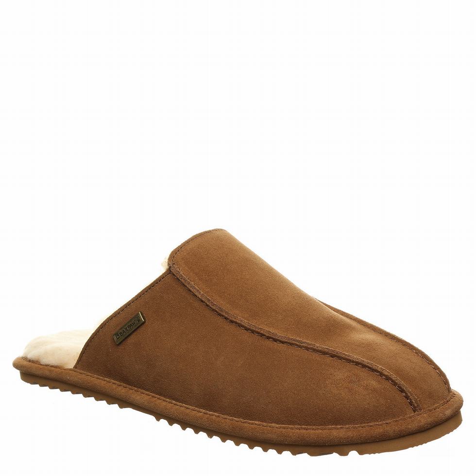 Bearpaw Pierre Men Slippers Brown | XGD3399EW