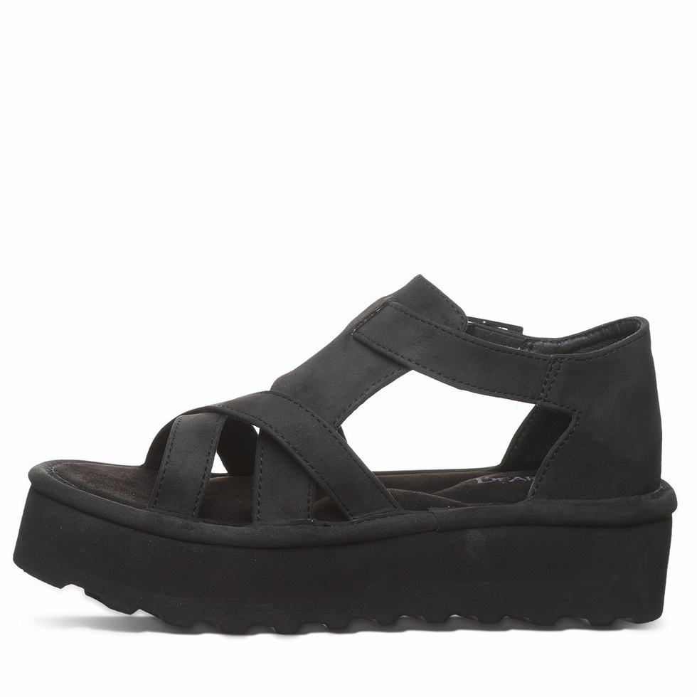 Bearpaw Pinnacle Women Sandals Black | QDQ2983YU