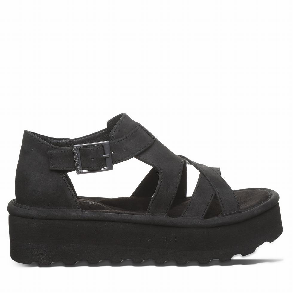 Bearpaw Pinnacle Women Sandals Black | QDQ2983YU