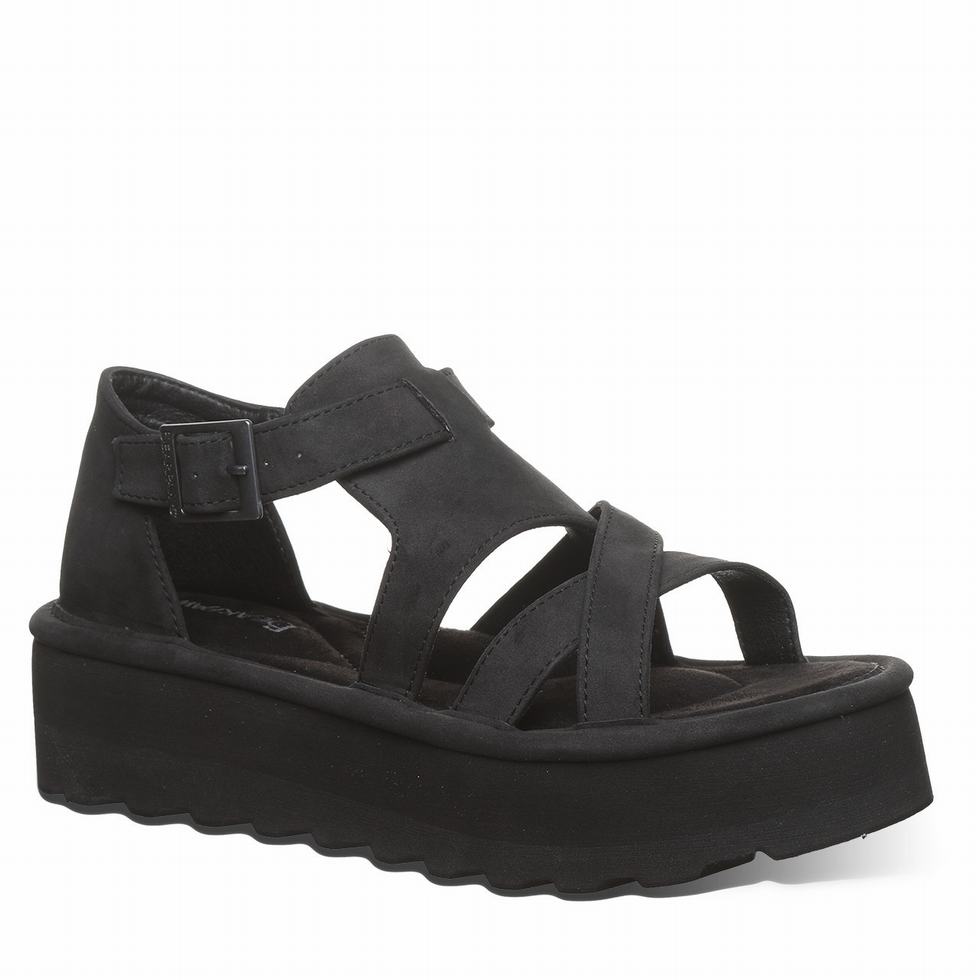 Bearpaw Pinnacle Women Sandals Black | QDQ2983YU