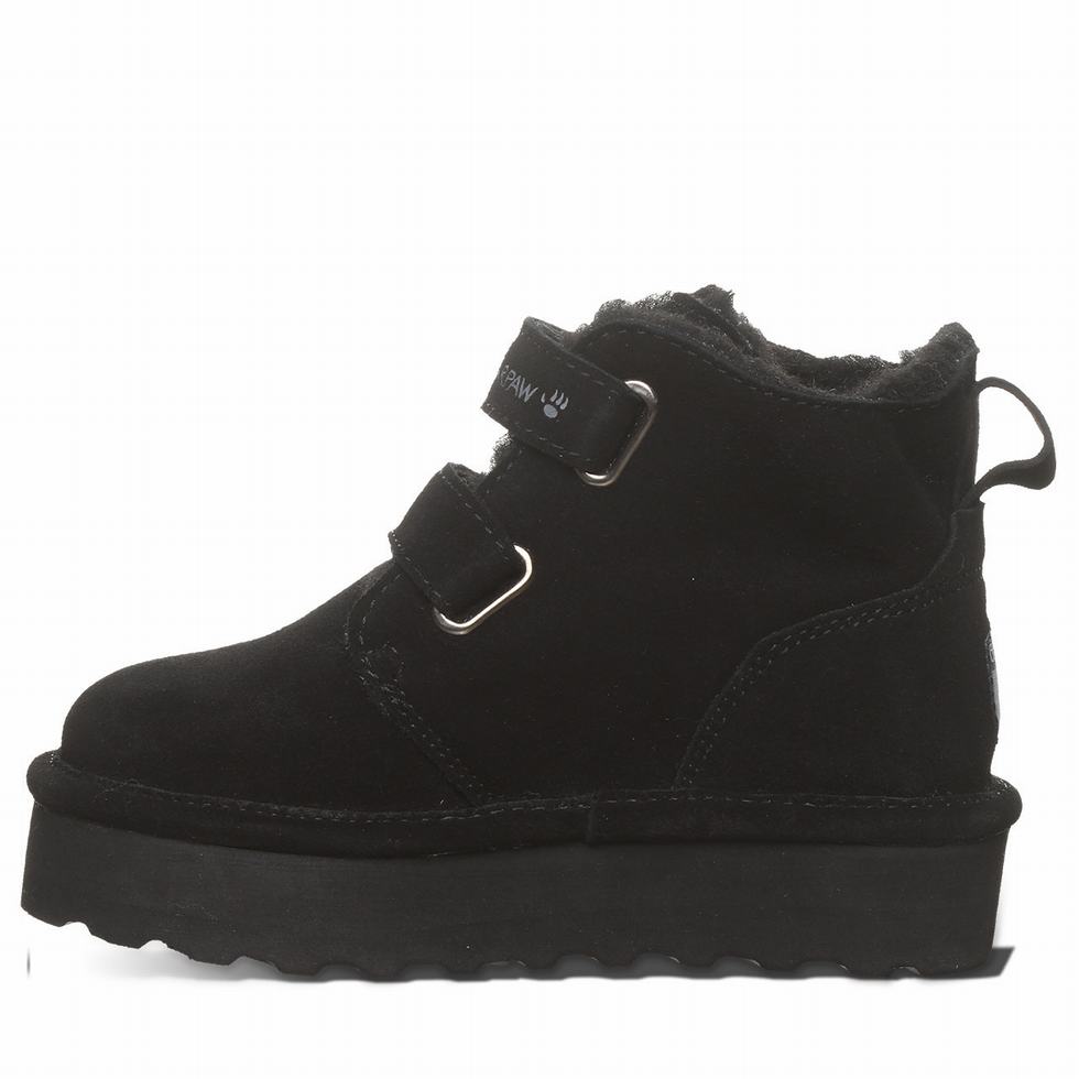 Bearpaw Retro Larisa Youth Kids' Boots Black | XGP1251ED