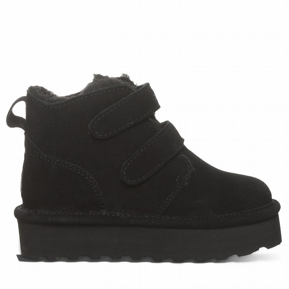 Bearpaw Retro Larisa Youth Kids' Boots Black | XGP1251ED