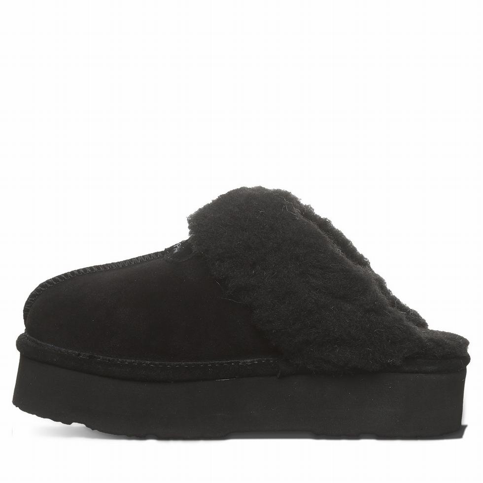 Bearpaw Retro Loki Women Slippers Black | NRD1141OT