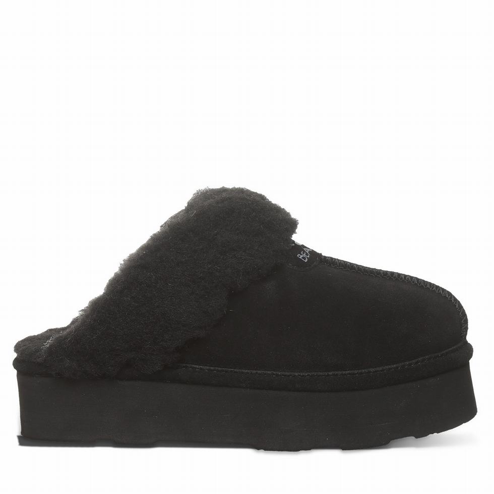 Bearpaw Retro Loki Women Slippers Black | NRD1141OT