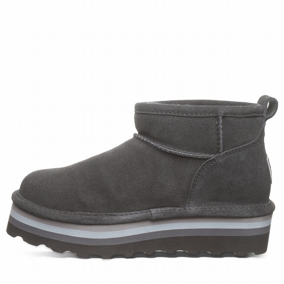 Bearpaw Retro Shorty Women Platform Boots Grey | DZN5971SI